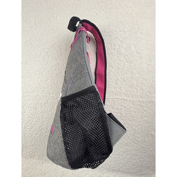 Franklin Pickleball Backpack Sling Bag Gray Pink Trim - Picture 6 of 10